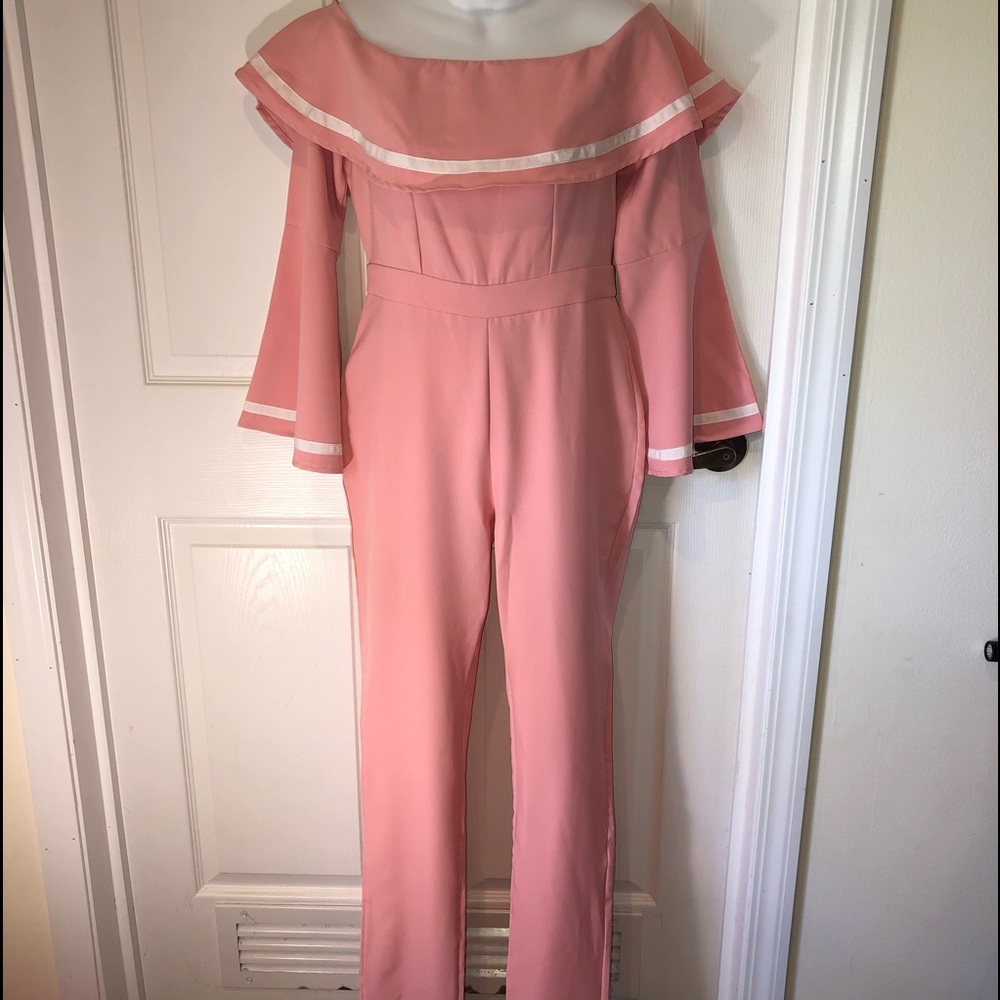 Pink Romper /Jumpsuit Medium